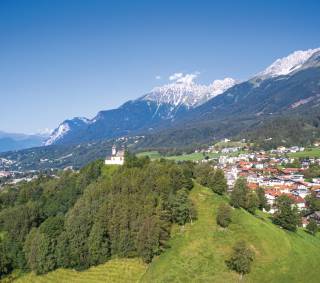 Panorama Straßenbahn Innsbrucker Land